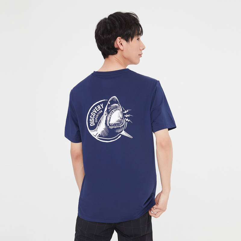 Discovery Expedition 情侣款 弹力速干T恤 双重优惠折后¥58.48包邮 多色可选