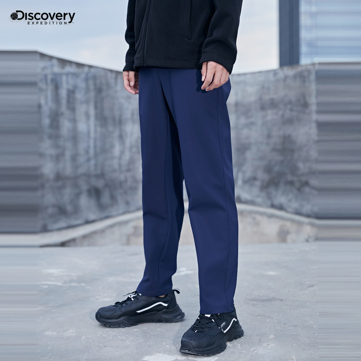 DISCOVERY EXPEDITION 男款户外加绒软壳裤 多重优惠折后￥159.3包邮 2色可选