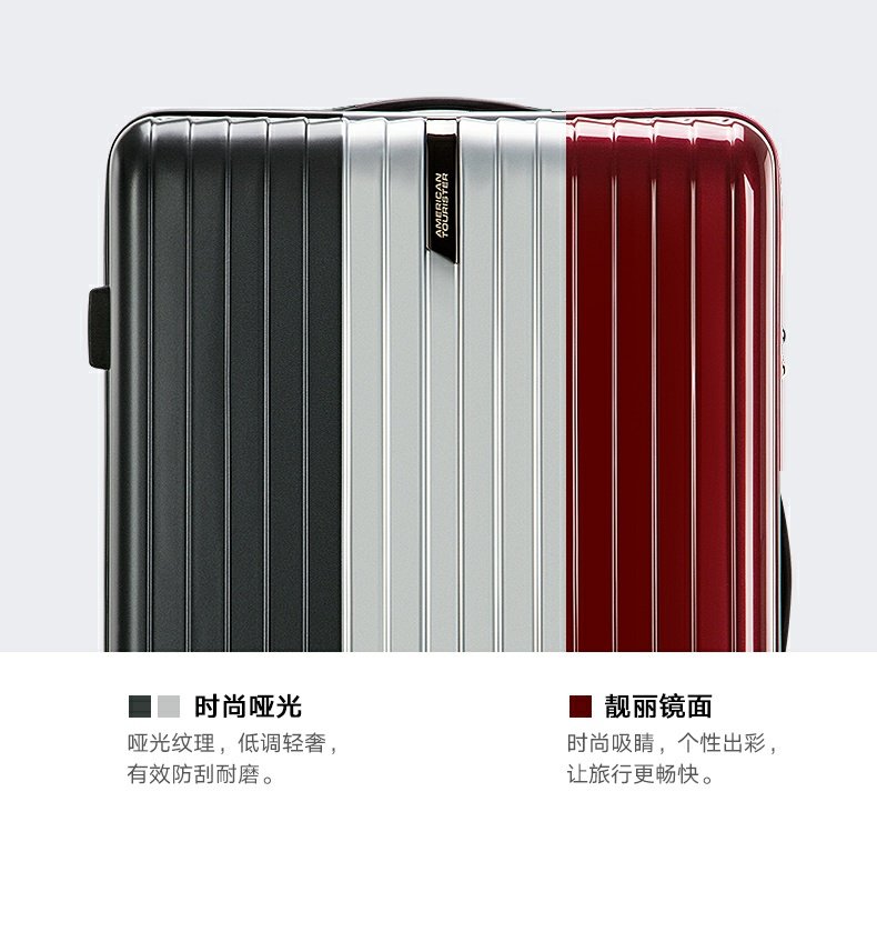 Xe đẩy du lịch Mỹ của Samsonite / Samsonite Universal Wheel Hành lý mật khẩu Hộp thư du lịch TP7 - Va li vali vải