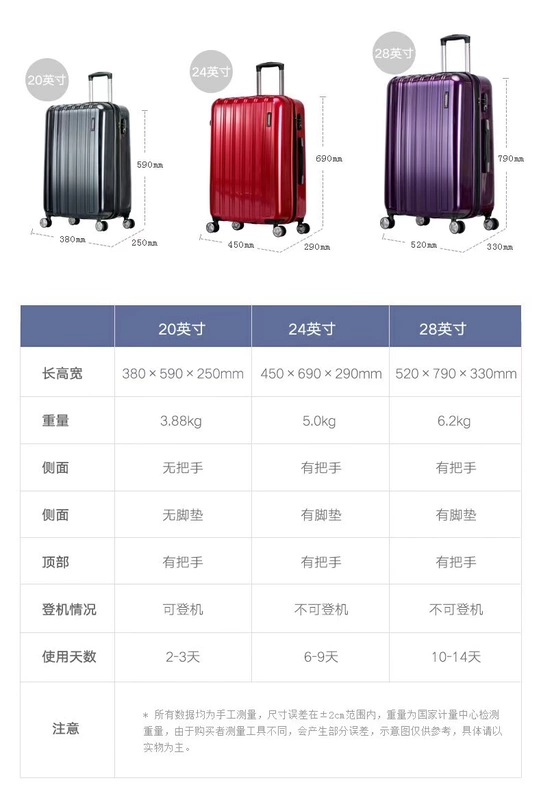 Samsonite / Samsonite làm đẹp du lịch 24Q trường hợp xe đẩy phổ quát hành lý bánh xe vali nam và nữ đích thực - Va li vali du lich