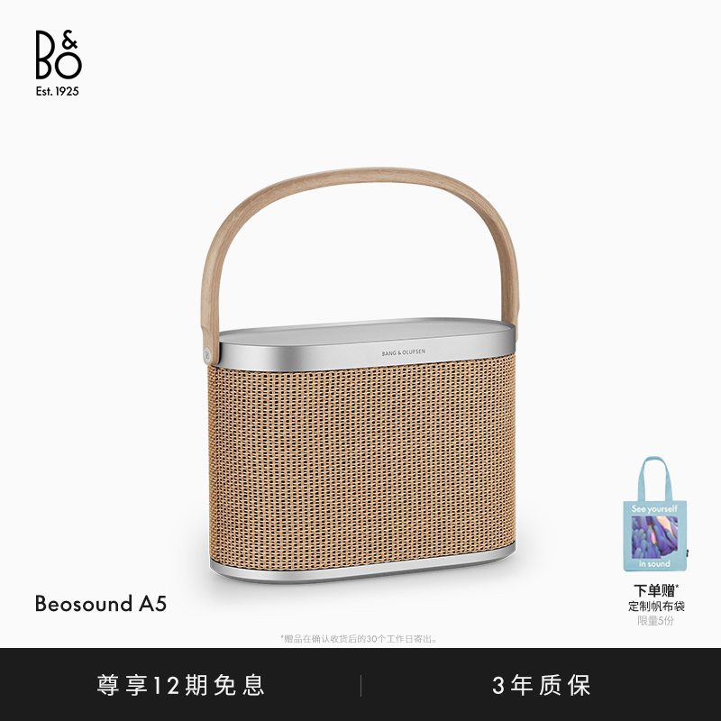 [Gong Jun Endorsement] B&O Beosound A5 Bluetooth Speaker for Home Living Room Outdoor Audio Bo Gift