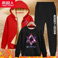 Красная овца кардиган/шестиугольная звезда K-Black Вельверс/шесть манх-черных штанов овец/память k
