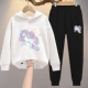 【1 набор】 Unicorn White + черные брюки