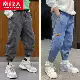[【2条装】T字拼接灰+侧边浅蓝]