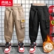 [【2条加绒工装裤】黄标K/杏-黑标K/黑]
