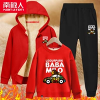 Красная овца кардиган/автомобильная обезьяна K-Red Velvet Velvet Round Guard/Car Monkey Black Blousers/Car Monkey K