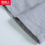 Шорты для мальчиков, тонкие детские штаны, подходит для подростков, из хлопка и льна, детская одежда