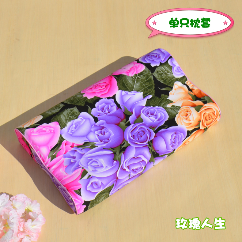 (Một đôi ảnh 2) Vỏ gối cao su Thái Lan Cotton dành cho người lớn 60x40 Vỏ gối nhớ 50x30 Trẻ em goi cao su