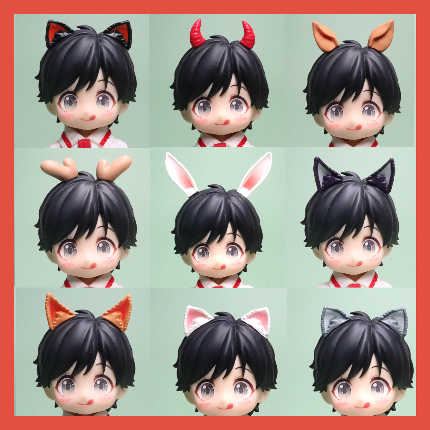 Spot gsc clay man with veterinary ear cat ear deer antlers corner ob11 points small taunted ymy p9 vegan body