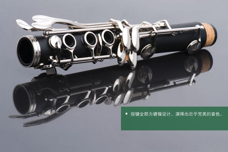 Clarinet / ống đen B-phẳng K11 Ống hai phần chất lượng âm thanh tốt bakelite vòng mạ niken nhạc cụ Weibull - Nhạc cụ phương Tây kèn trumpet