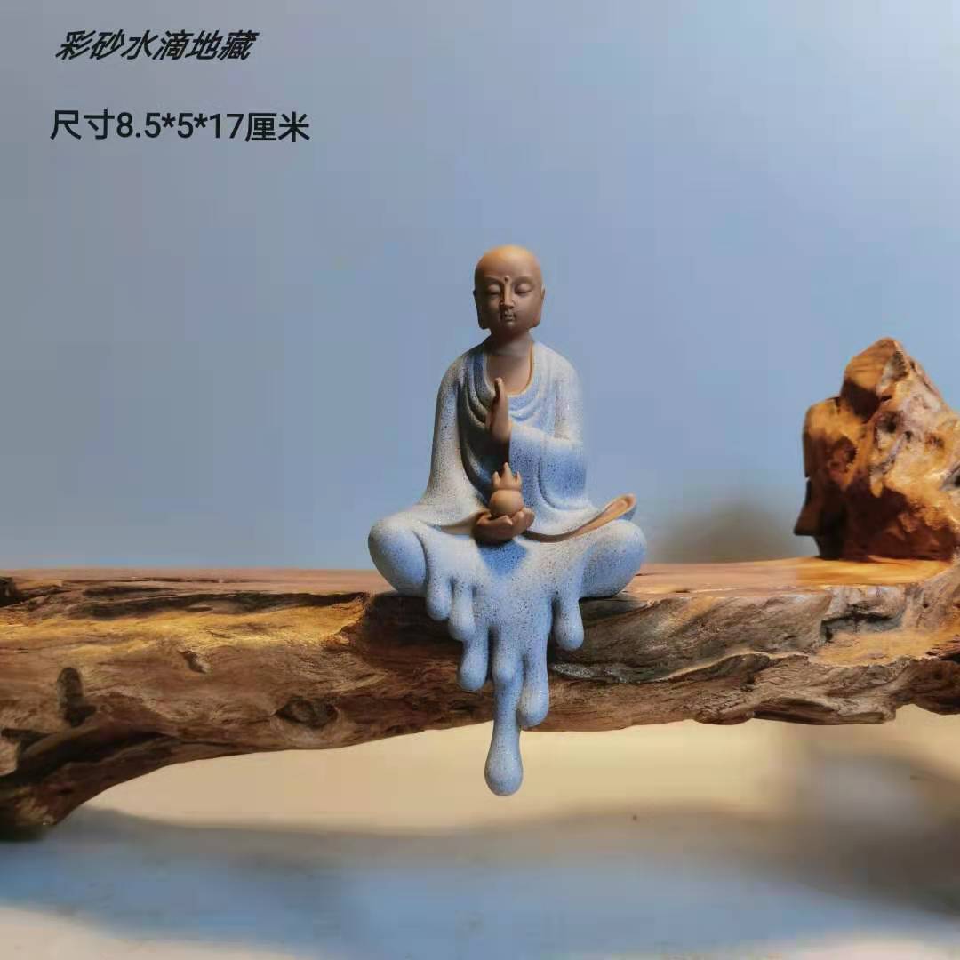 White Porcelain Zisha Ceramic Zen Figure Ornament - Taobao