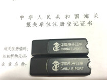 Jiangsu Province Electronic Port Legal Person Card and Operator Card New Office Enterprises