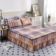 Phiên bản tiếng Hàn của loại váy ngủ đơn trải giường ga trải giường 笠 váy cotton ba bộ bộ giường 1,51,8 m 2m giường drap giường có viền