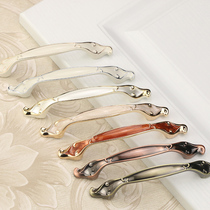 Handle Cabinet Drawer Pull Handle American Ivory White Wardrobe Door Modern Minima Eurostyle Cabinet Handle