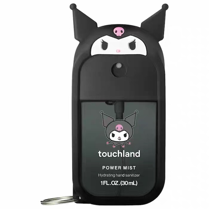 New Meidai Kuromi X Touchland Antibacterial Disinfectant No-Rinse Spray Hand Sanitizer 30ml New Meidai Kuromi X Touchland Antibacterial Disinfectant No-Rinse Spray Hand Sanitizer 30ml