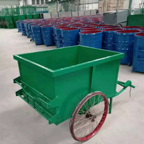 Iron environmental sanitation car plastic cleaning car stainless steel garbage truck trolley large adhesive hook car spot