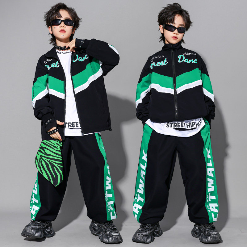 复古嘻哈风潮来袭!男孩炸街潮儿童街舞演出服_儿童演出服_淘宝服装网