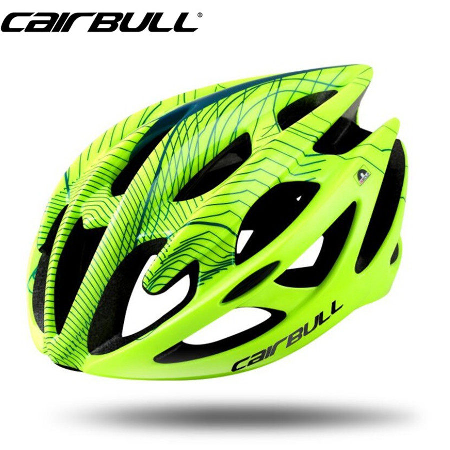 CAIBULL ultra light road bike riding wheel slip integrated forming male and female adult children size code safety helmet