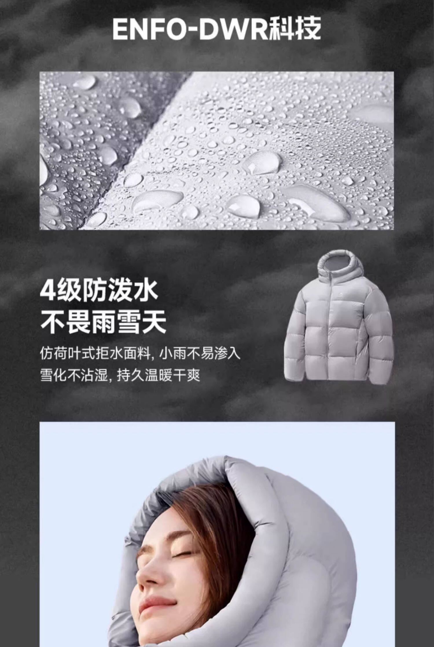 Camel 骆驼 23年冬款 660蓬 防泼水短款连帽羽绒服 双重优惠折后￥329包邮 男、女款多色可选