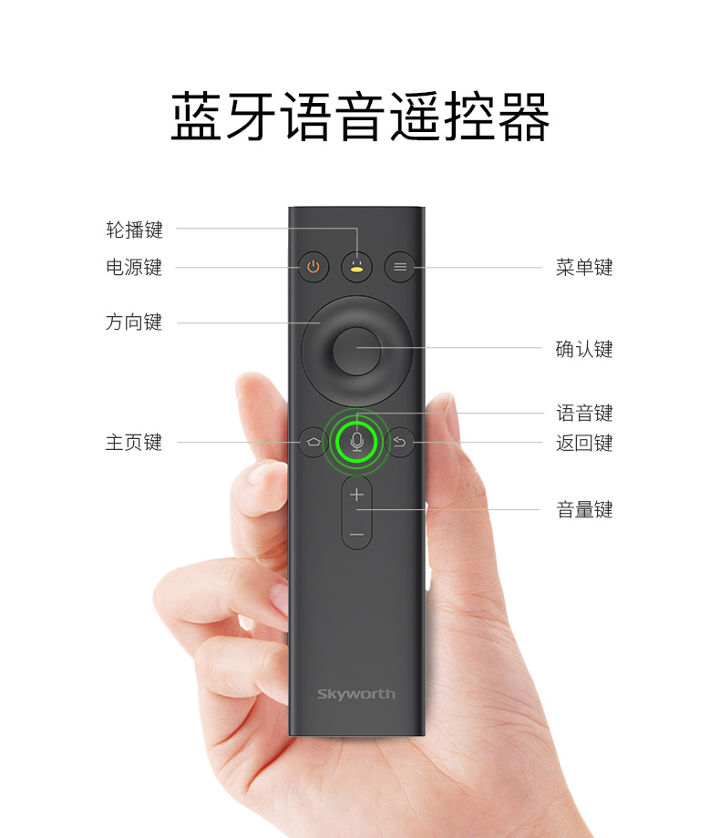 cục phát wifi fpt [Sản phẩm mới Tỉnh 30] Skyworth Skyworth Penguin Aurora 1v TV Box Smart Voice Mạng 6K HD Đặt Top Box 4k Player Dual Band Wifi Bluetooth 4.2 - Trình phát TV thông minh máy phát wifi