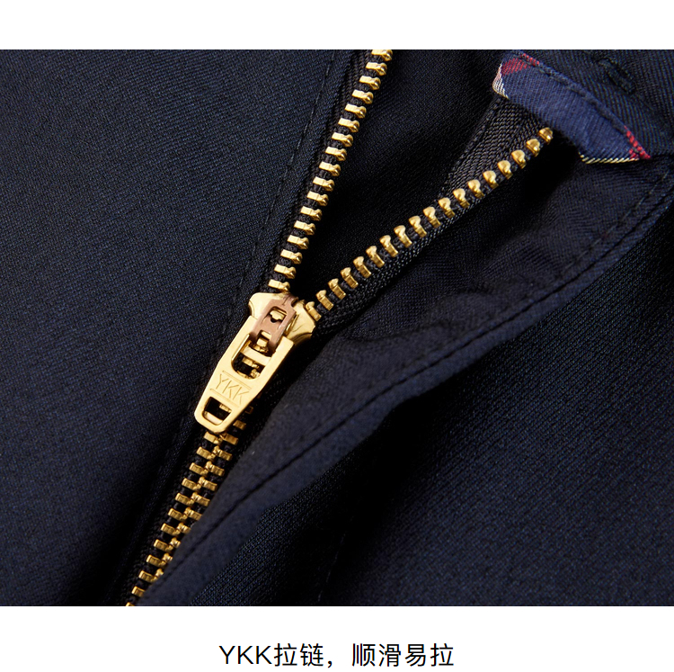 HLA/海澜之家 商场同款 男士弹力商务休闲裤 YKK拉链 图11