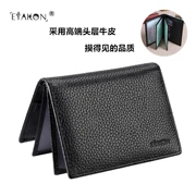 EYAKON giấy phép lái xe bao da chính hãng bằng lái xe da nam tài liệu mặt cắt ngang gói thẻ nữ thẻ thư mục giấy phép lái xe