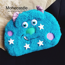 Mohe Japan Cute Monster College Gross Wonder Strawberry Bear Plush Makeup Bag Girl Wash Containing Bag Zero Wallet