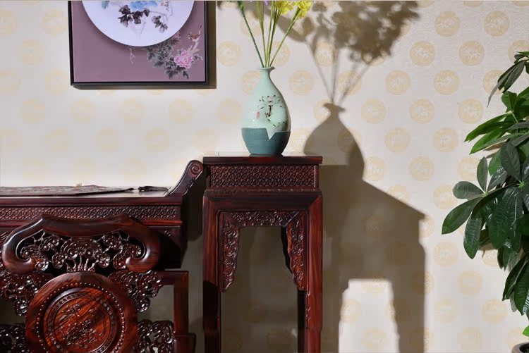 Đồ nội thất bằng gỗ gụ kiểu Trung Quốc trong hội trường Gỗ chắc chắn cho trường hợp bàn gỗ hồng mộc Châu Phi Tám bàn bất tử ở giữa sáu bộ - Bàn / Bàn bàn gỗ me tây