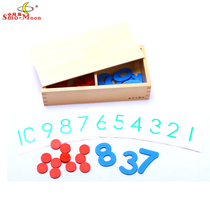 Math Montessori Teaching Aids Kindergarten Children Early Education Toys Digital and Chips Puzzle Toys 1-3 years old