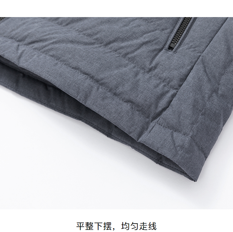 HLA/海澜之家 男士立领花纱羽绒服 图10