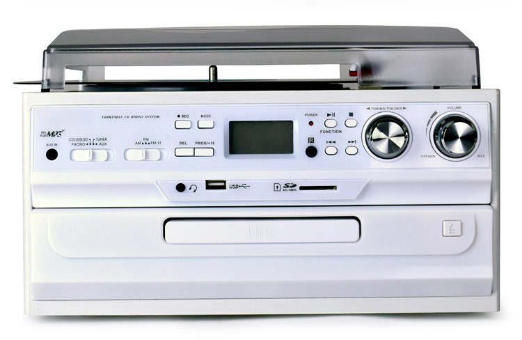 Máy ghi âm vinyl hiện đại Châu Âu CDFM radio U đĩa SD thẻ LP âm thanh retro ghi âm máy ghi âm cổ điển - Máy hát 	đầu đĩa than cho người mới	