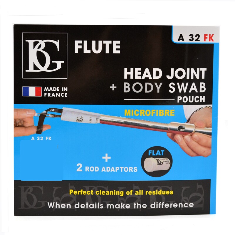 French BG Flute Inner water absorbent Clean cloth flute Wipe the inside of the inside of the sprinthine cloth in the inside of the water