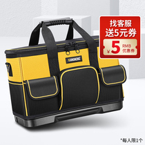 Electric tool kit large capacity multi-function installation and maintenance special storage canvas large thick wear-resistant male small tool bag