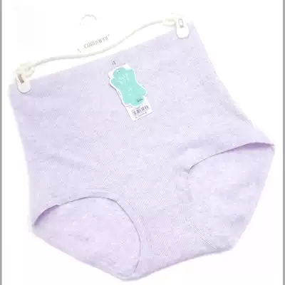 Qiduo posture underwear high waist female cotton breathable skin tone thread cotton large size middle-aged big size lady mother triangle
