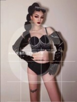 Nightclub Halloween Dark Goddess GoGo Sexy Black Pearl Interactive Costume Non-refundable