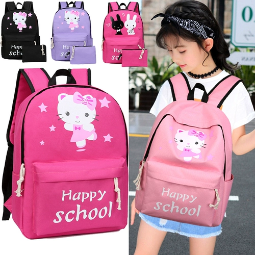 Корейская версия детской школьной школы девочек 1-3-5-4-6 с трех шестилетними девочками 6-12 лет рюкзак