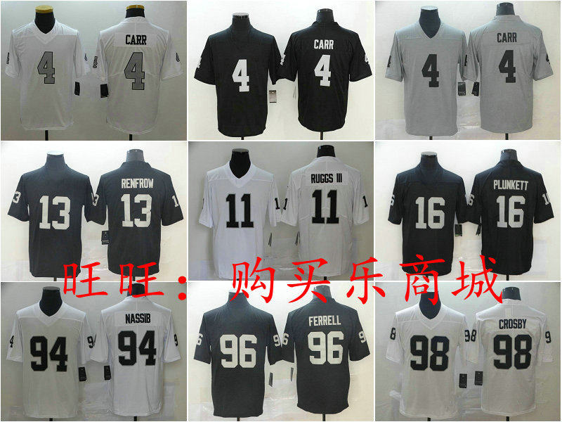 Las Vegas Raiders Carr 28 Jersey Las Vegas Raiders Rugby Clothes