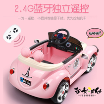 Baby Boy Electric Car Remote Control Car Charging Four Wheels Toy Car 2021 New Girl Boy Can Be Seated