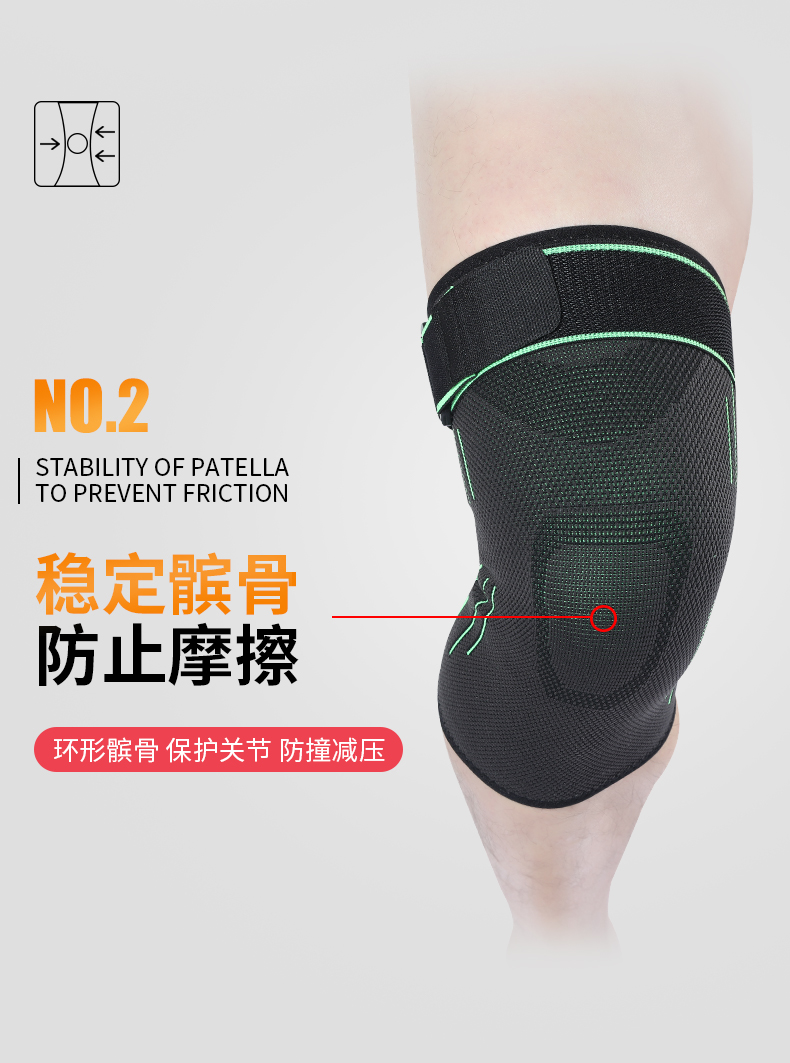 Kneepad tập thể dục phần mỏng sụn chấn thương tập thể dục chạy bóng rổ cưỡi nam và nữ miếng đệm đầu gối ấm già bảo vệ chân lạnh - Dụng cụ thể thao găng tay chống nắng xỏ ngón