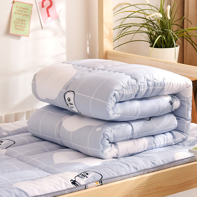 Quilt spring and autumn quilt four seasons universal cotton quilt winter quilt core dormitory futon mattress quilt student dormitory single bed