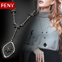 FENY long style decorative female necklace accessories fur coat chain sub-autumn winter atmosphere brief about 100 hitch a new wave 2021