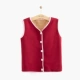 Bé trai vest vest cashmere cộng với nhung dày trẻ em lót trẻ em mùa thu và mùa đông Cô gái ấm áp vest bên trong