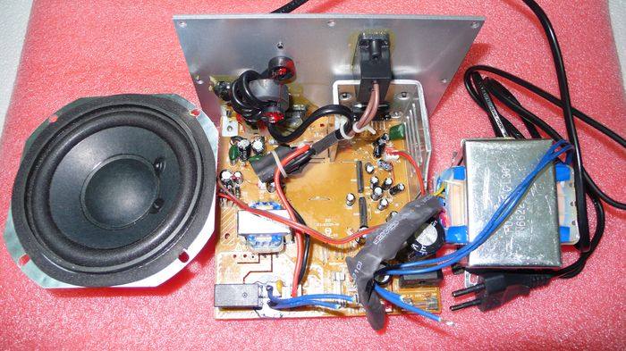 TDA8947 2 1 power amplifier board (send transformer send 4 inch speaker 100W audio amplifier power amplifier