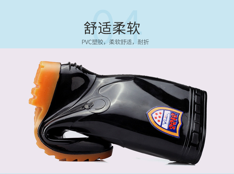 3515 giày nam mạnh mẽ đi giày nước trong ống mưa ủng nam giày chống cao su chống trượt giày cao su bọc giày đi mưa cao su