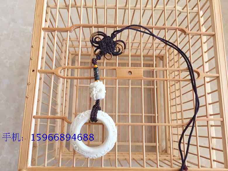 Bird cage accessories Wrench finger embroidered eye bird cage special buckle hand Bird cage bird cage with cow bone powder wrench finger buckle