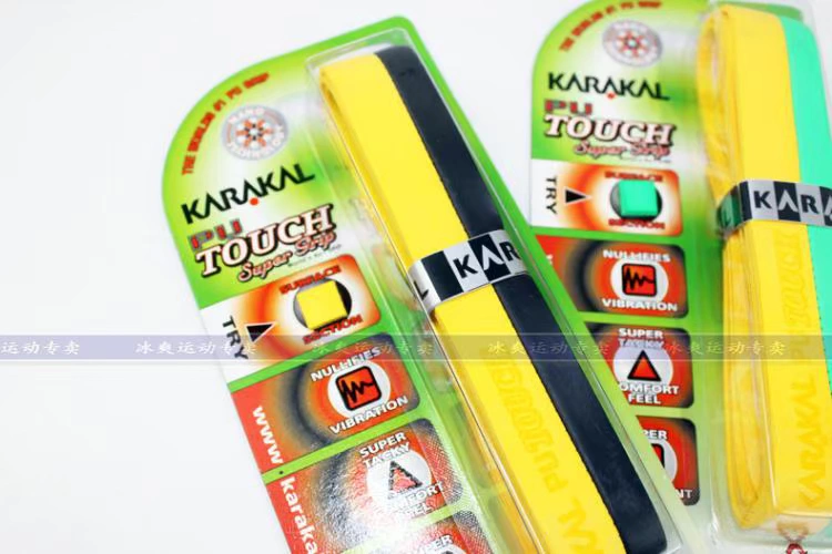 Đích thực KARAKAL chính tả đôi PU gel tay nano mồ hôi-thấm vành đai cầu lông quần vợt squash xử lý da KA630S