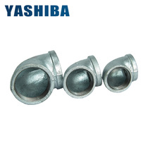 Galvanized 90 degree elbow inner wire elbow Galvanized pipe fittings Cast iron threaded elbow four-way joint