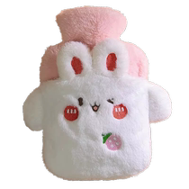 Hot Water Bag Water Injection Warm Hand Babys Belly Rechargeable Irrigation Plush Thickening Explosion Protection Girl With Warm Feet God