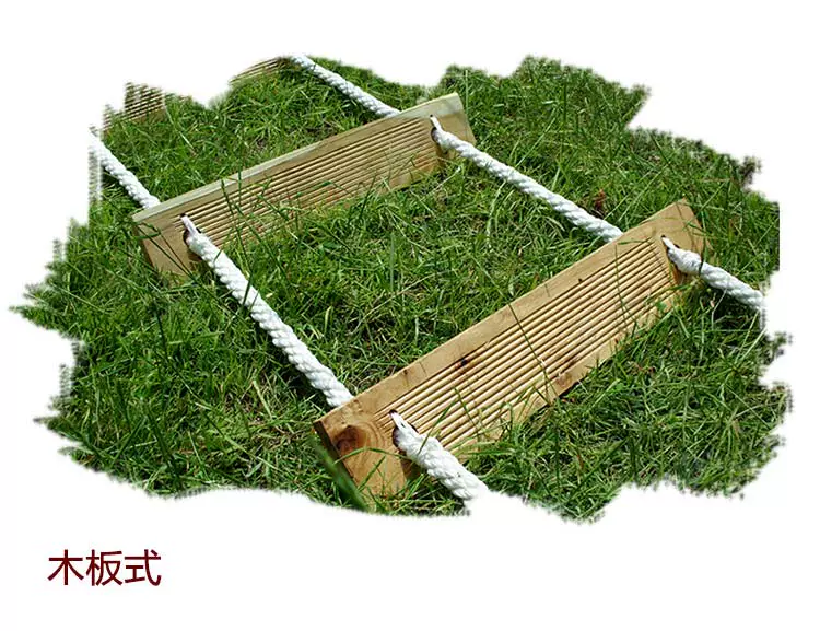 Shaoshuai mềm thang dây thang thoát hiểm trẻ em kỹ thuật chống trượt mềm thang leo núi leo núi ngoài trời thang ký túc xá thang 4 khúc thang gấp gọn