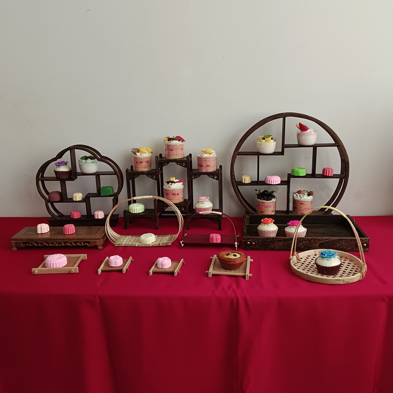 New Chinese-Style Dessert Table Stand for Weddings, Engagement Banquets, Western-Style Dining, Business Tea Breaks, and Display Props New Chinese-Style Dessert Table Stand for Weddings, Engagement Banquets, Western-Style Dining, Business Tea Breaks, and Display Props